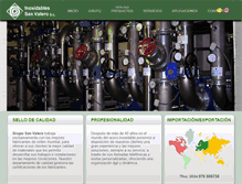 Tablet Screenshot of inoxsanvalero.com